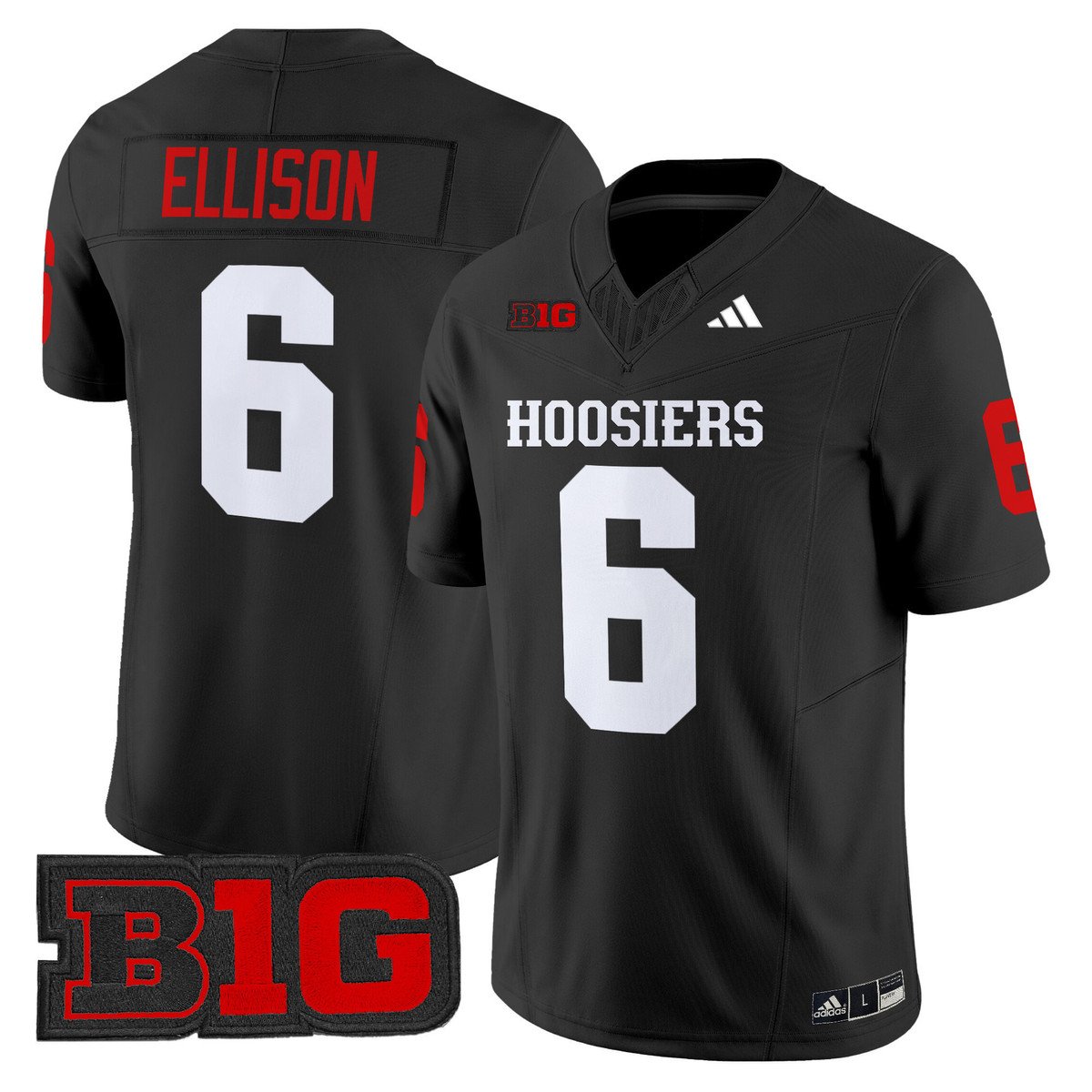 Justice Ellison Jersey #6 Indiana Hoosiers 2025 Limited Stitched