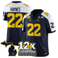 Justice Haynes Jersey #22 Michigan Wolverines 12x-Time National Champions