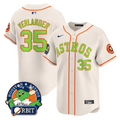 Justin Verlander Jersey #35 Astros Orbit Patch Vapor Premier Limited V2 Stitched
