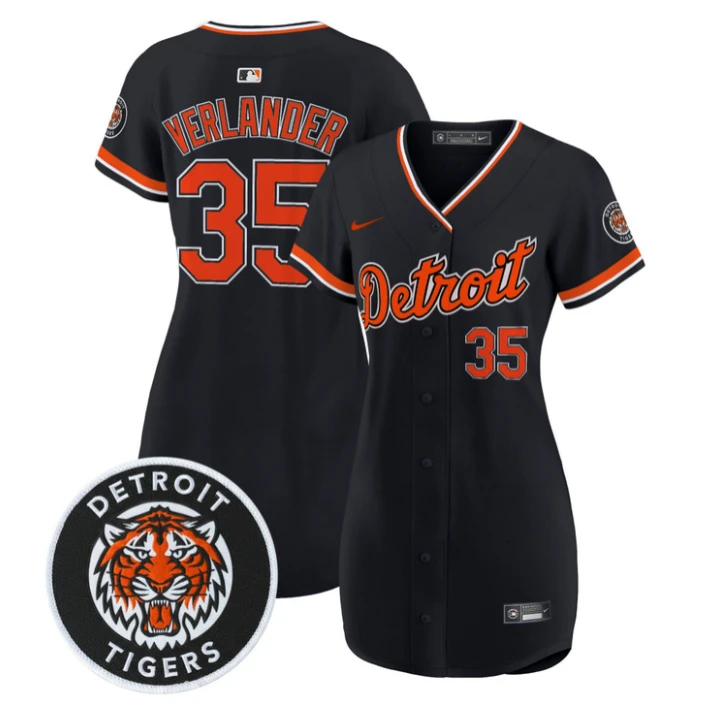 Justin Verlander Jersey #35 Detroit Tigers 2026 Baseball Dress Stitched