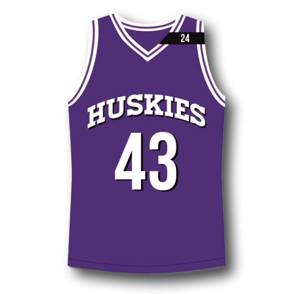 K. Tyler Jersey #43 Huskies The 6th Basketball Purple