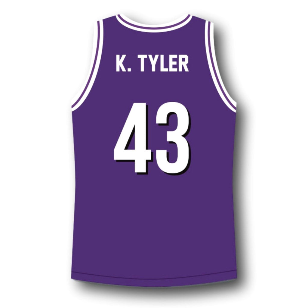 K. Tyler Jersey #43 Huskies The 6th Basketball Purple