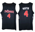 Kenyon Martin Jersey Cincinnati Bearcats College Basketball Navy #4