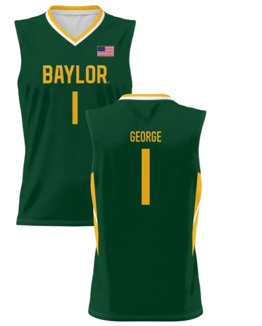 Keyonte George Jersey Baylor Bears College Basketball #1