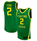 Katie Fiso Jersey #2 Oregon Ducks NIL Basketball Green