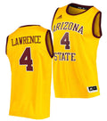 Kimani Lawrence Jersey Arizona State Sun Devils College Basketball Gold #4