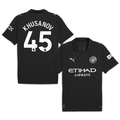 KHUSANOV #45 Manchester City 2025-26 Away Jersey – Black