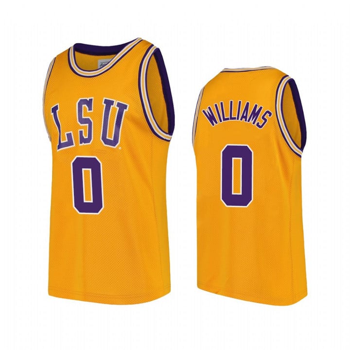 KJ Williams Jersey LSU Tigers Basketball 2023 Draft Prospect NCAA College #0