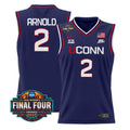 KK Arnold Jersey #2 UConn Huskies 2026 Tournament Final Four Stitched Navy