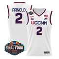 KK Arnold Jersey #2 UConn Huskies 2026 Tournament Final Four Stitched White