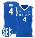 Koby Brea Jersey #4 Kentucky Wildcats Lightweight Basketball Royal