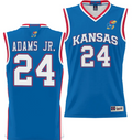 KJ Adams Jr Jersey #24 Kansas Jayhawks NIL College Basketball Lightweight Royal