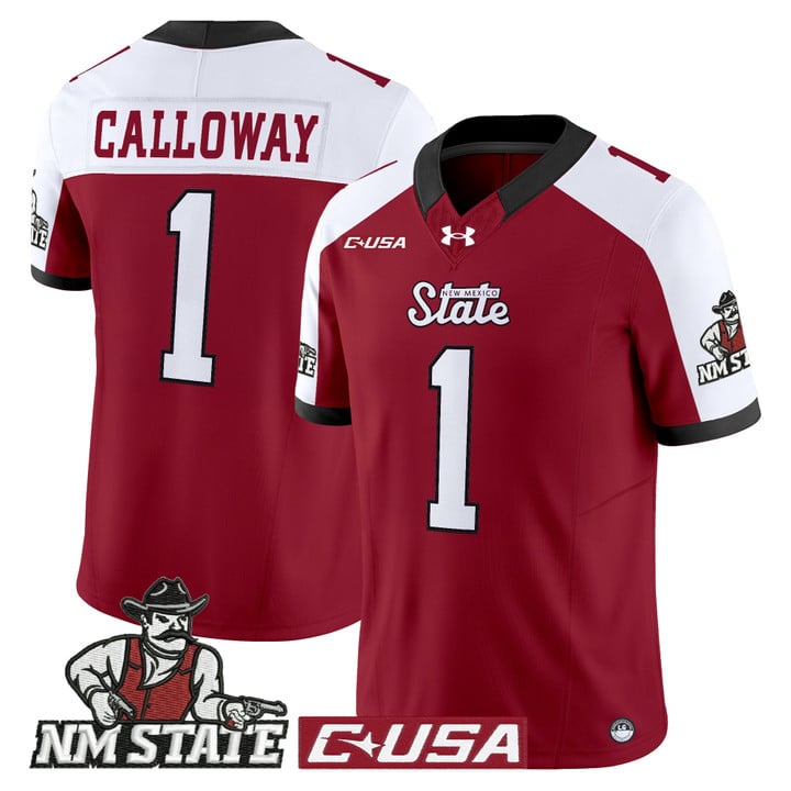 Kadarius Calloway Jersey #1 New Mexico State Aggies 2025 Stitched
