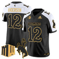 Kaden Anderson Jersey #12 Wyoming Cowboys 2025 Gold Vapor Stitched