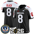 Kaelon Black Jersey #8 Hoosiers United States 250th Patch V2 Stitched