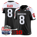 Kaelon Black Jersey #8 Indiana Hoosiers 2026 Peach Bowl Patch Stitched