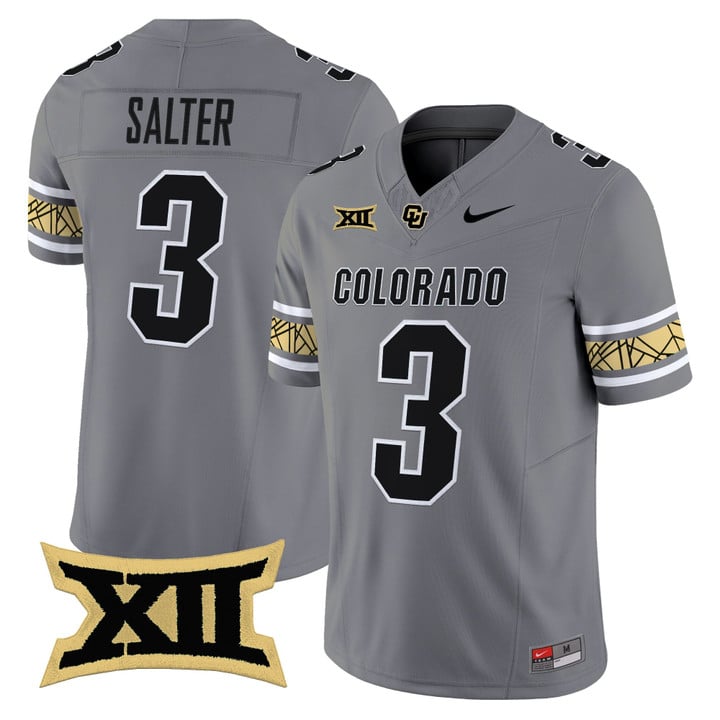 Kaidon Salter Jersey #3 Colorado Buffaloes 2025 Vapor Limited V2 Stitched