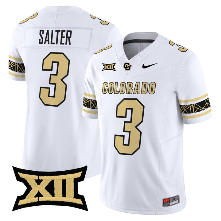 Kaidon Salter Jersey #3 Colorado Buffaloes 2025 Vapor Limited V2 Stitched