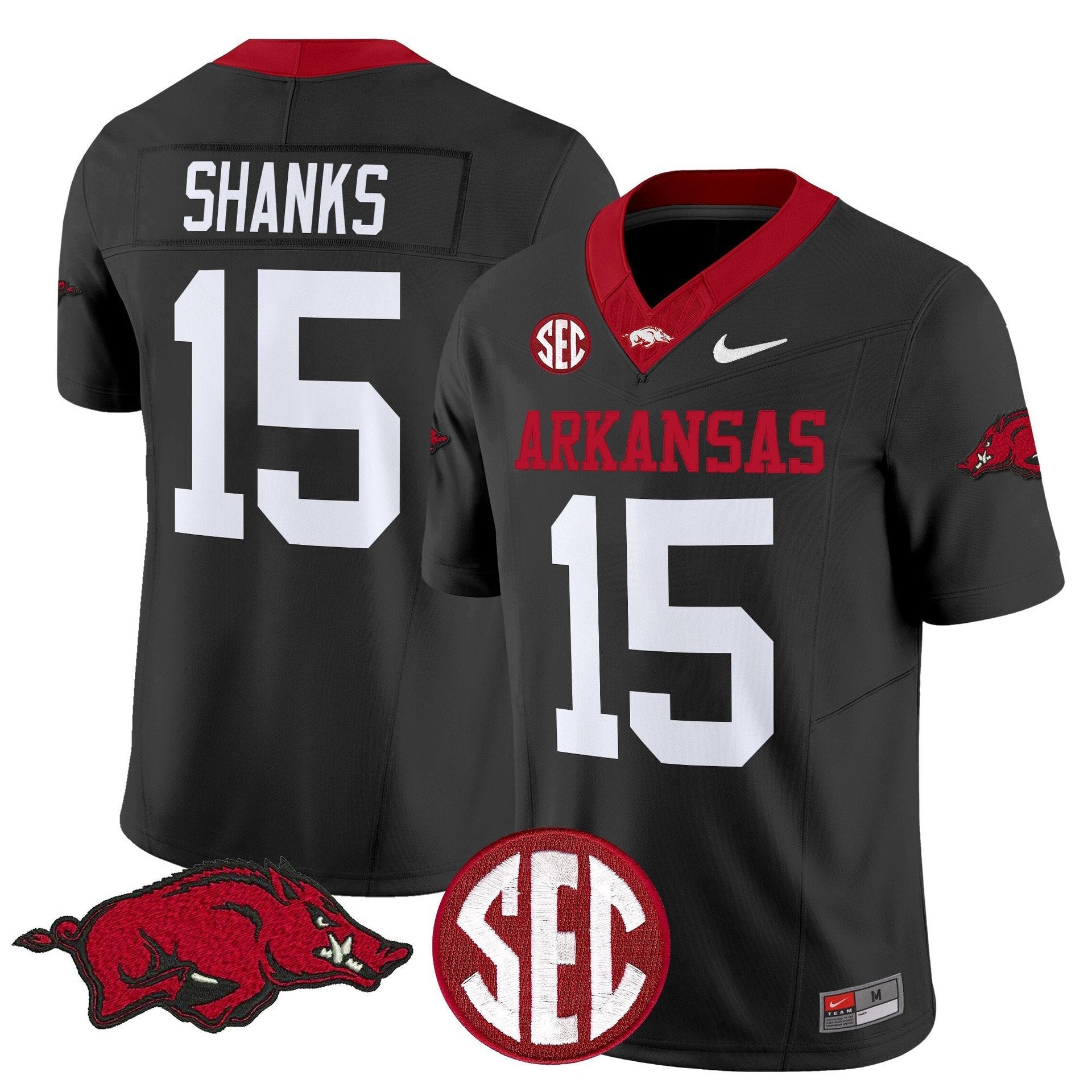 Kam Shanks Jersey #15 Arkansas Razorbacks Limited Stitched