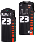 Kameron McGusty Jersey Miami Hurricanes College Basketball Black #23