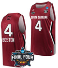 Kamilla Cardoso Jersey South Carolina Gamecocks College Basketball 2023 NCAA Final Four Garnet Garnet #4