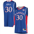 Kansas Jayhawks #30 Ochai Agbaji Jersey Royal College Basketball Jerseys