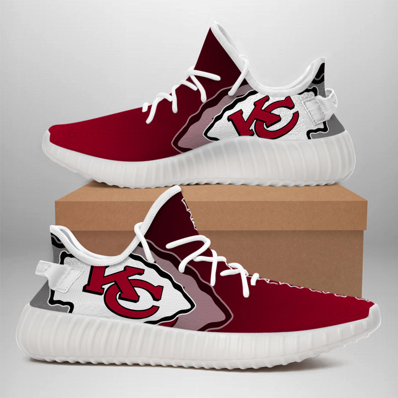Kansas City Chiefs NFL 350v Yeezy Sneakers For Men Women Fans