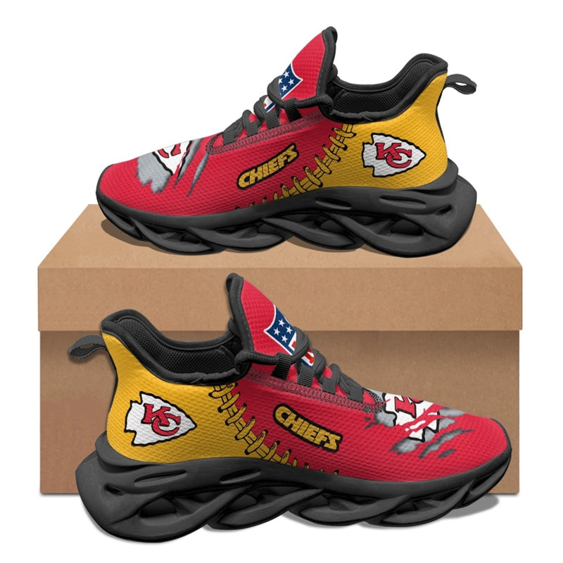Kansas City Chiefs V1 WK9 Sneaker Shoes For Men Women Fans