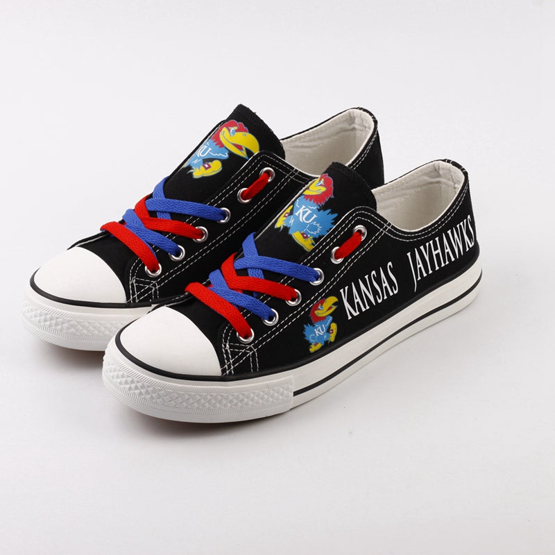 Kansas Jayhawks Sport Sneakers Shoes For Men Women Fans