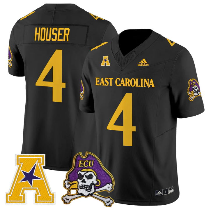 Katin Houser Jersey #4 East Carolina Pirates 2025 Limited Stitched