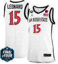 Kawhi Leonard Jersey San Diego State Aztecs College Basketball 2023 NCAA Final Four White #15