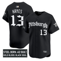 Ke'Bryan Hayes Jersey #13 Pittsburgh Pirates Gothic Steel City Stitched