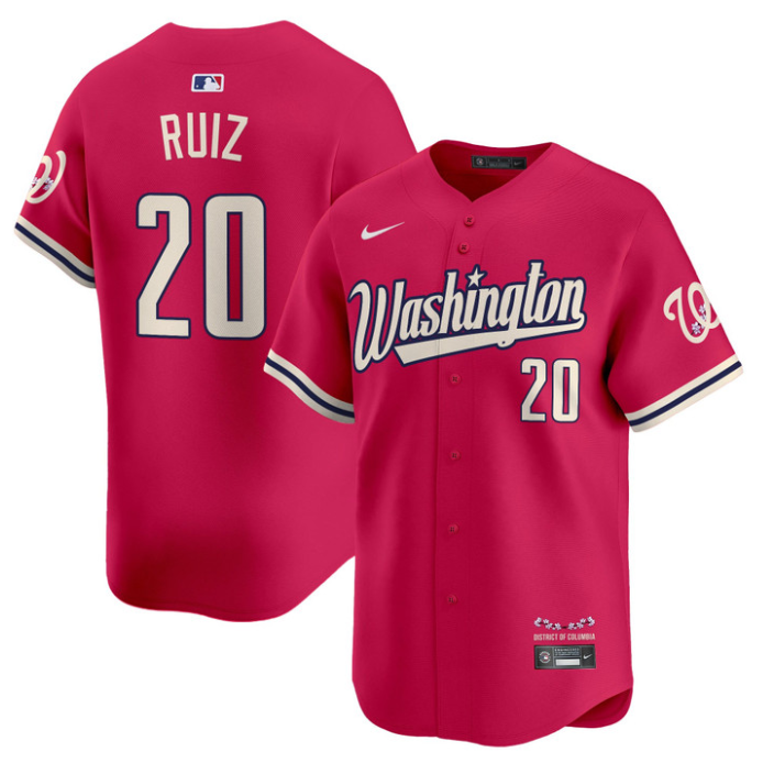 Keibert Ruiz Jersey #20 Washington Nationals Vapor Limited All Stitched