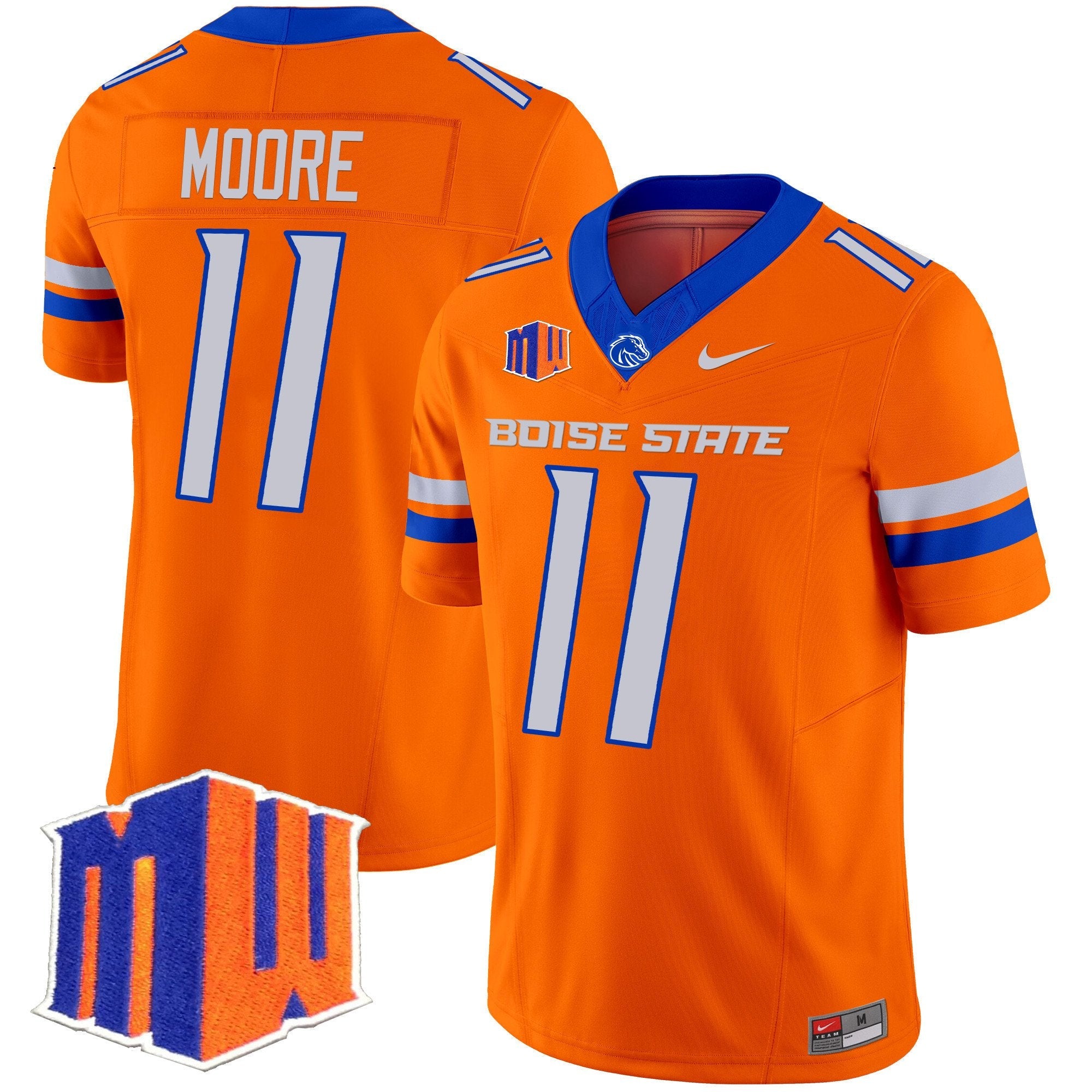Kellen Moore Jersey #11 Boise State Broncos 2025 Vapor Stitched