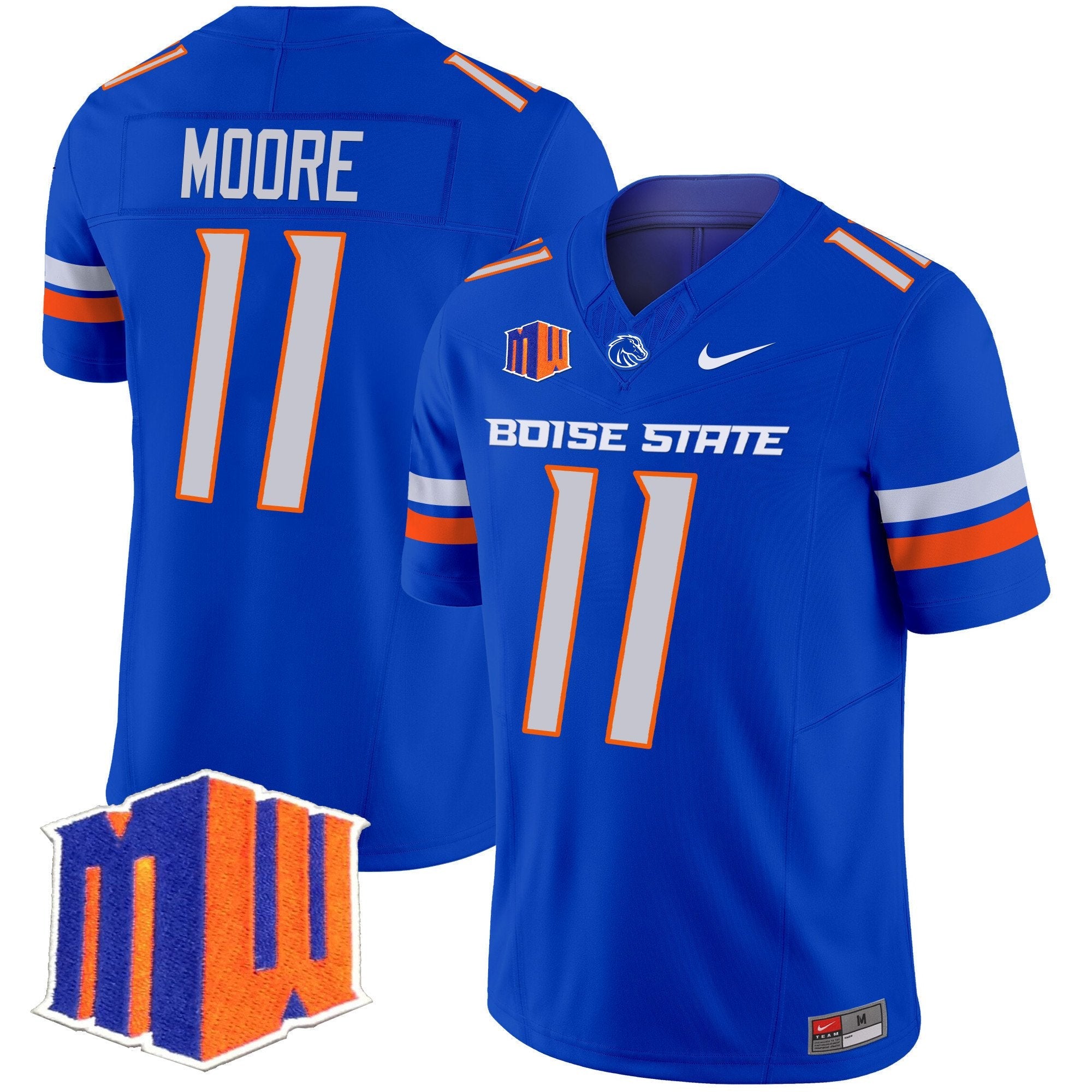 Kellen Moore Jersey #11 Boise State Broncos 2025 Vapor Stitched