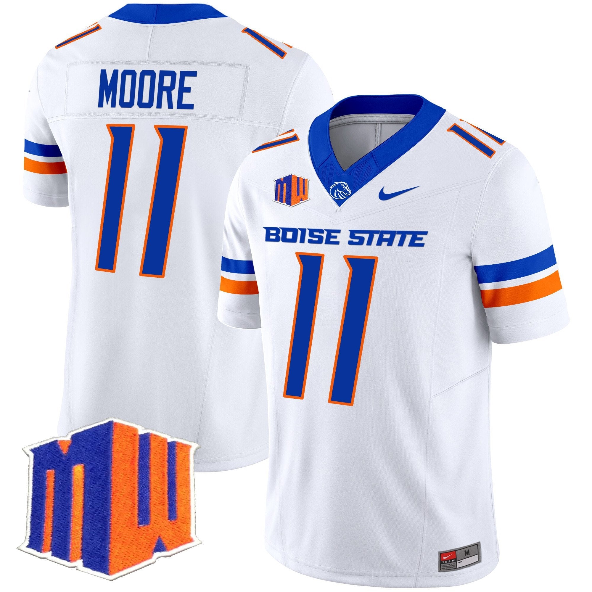 Kellen Moore Jersey #11 Boise State Broncos 2025 Vapor Stitched