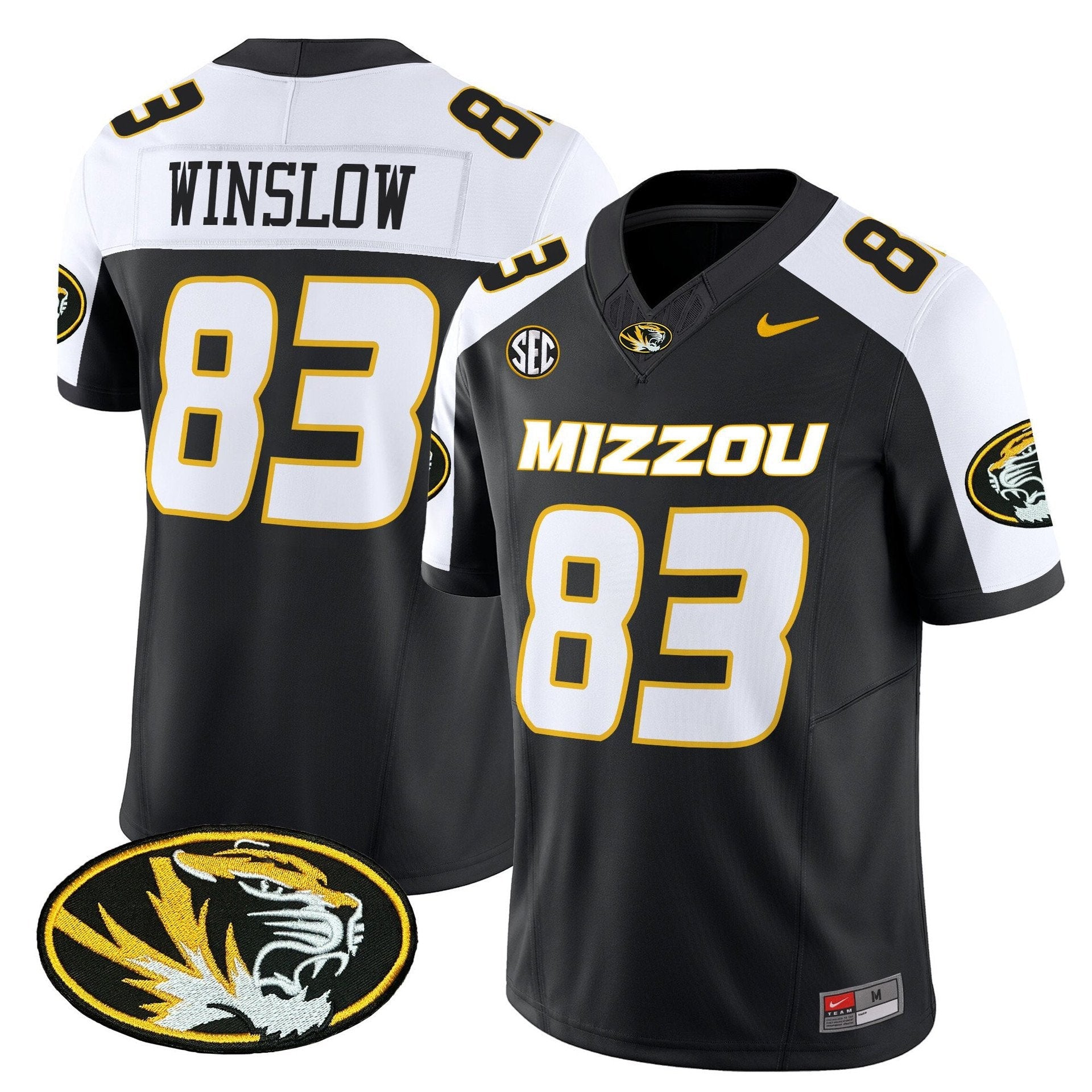 Kellen Winslow Jersey #83 Missouri Tigers 2025 Vapor Limited Stitched