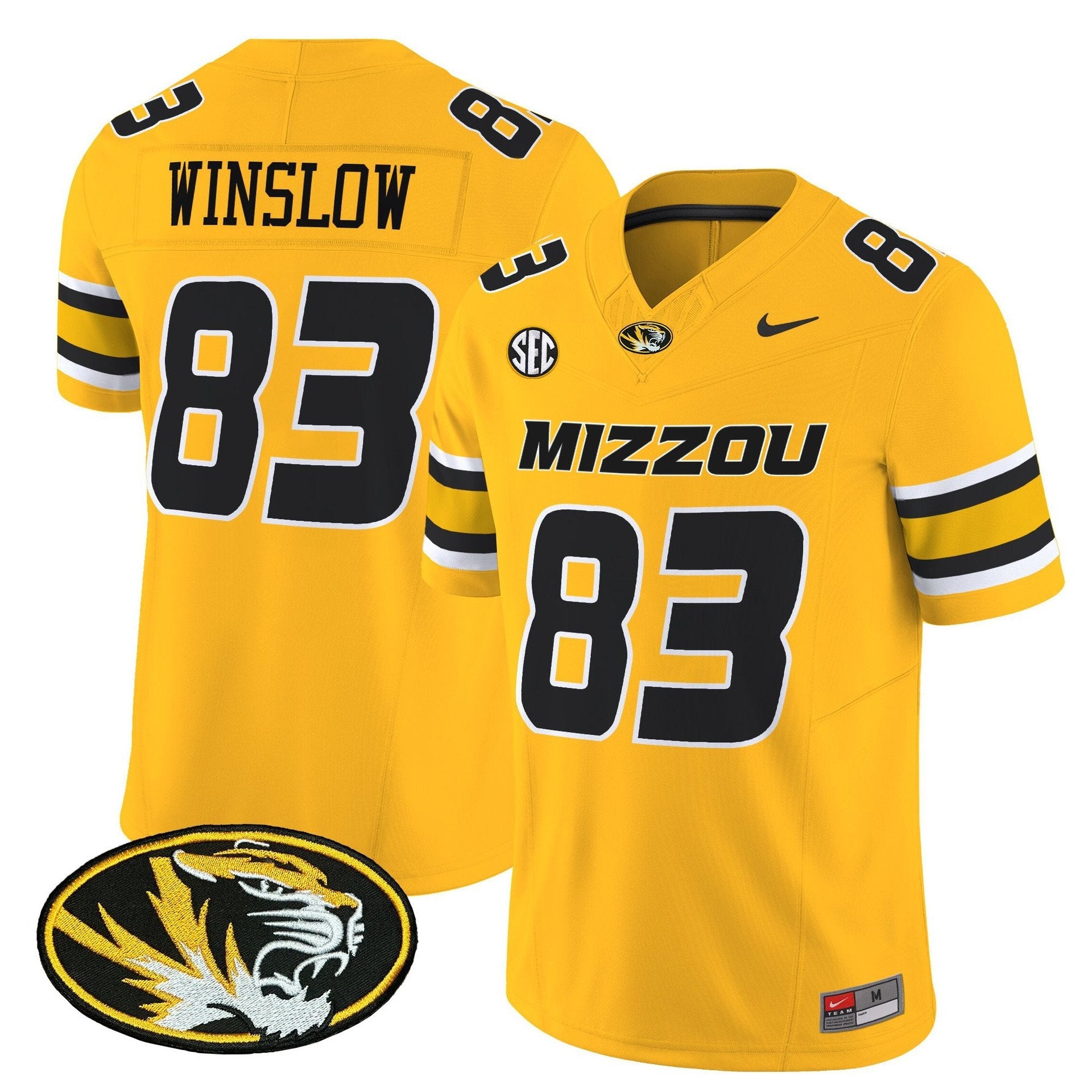 Kellen Winslow Jersey #83 Missouri Tigers 2025 Vapor Limited Stitched