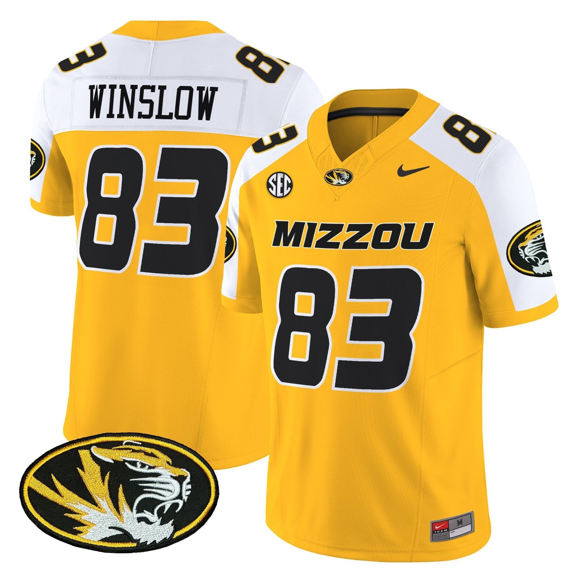 Kellen Winslow Jersey #83 Missouri Tigers 2025 Vapor Limited Stitched