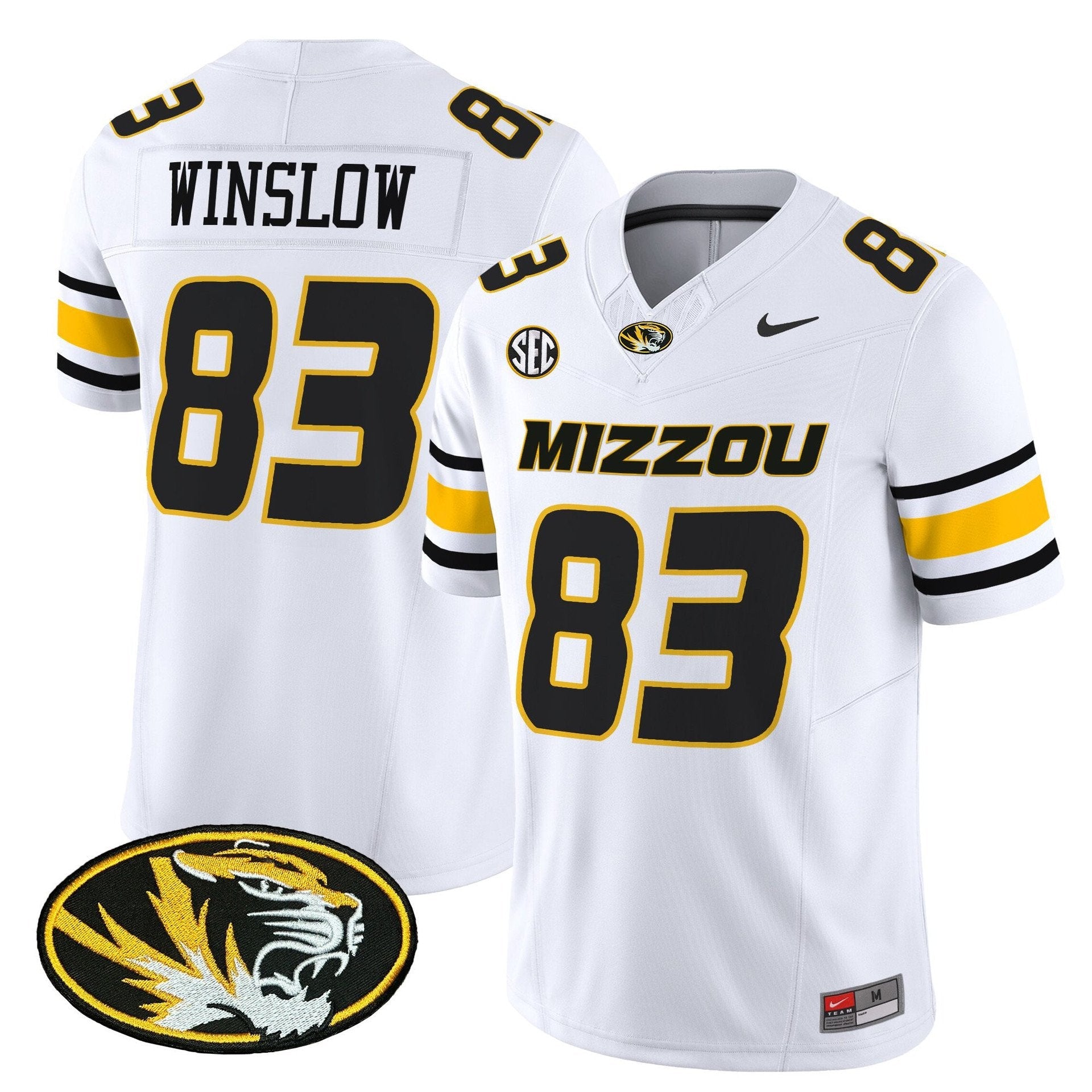 Kellen Winslow Jersey #83 Missouri Tigers 2025 Vapor Limited Stitched