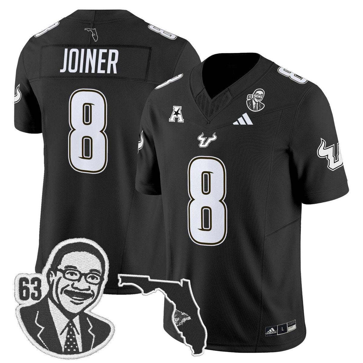 Kelley Joiner Jersey #8 South Florida Bulls Lee Roy Selmon Legacy