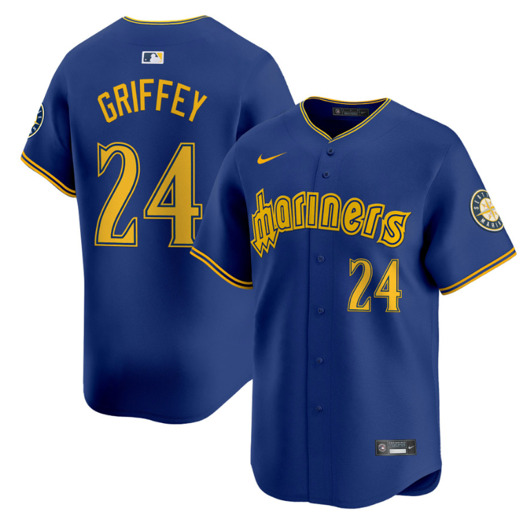 Ken Griffey Jr Jersey #24 Seattle Mariners 2025 Vapor Premier Limited Stitched