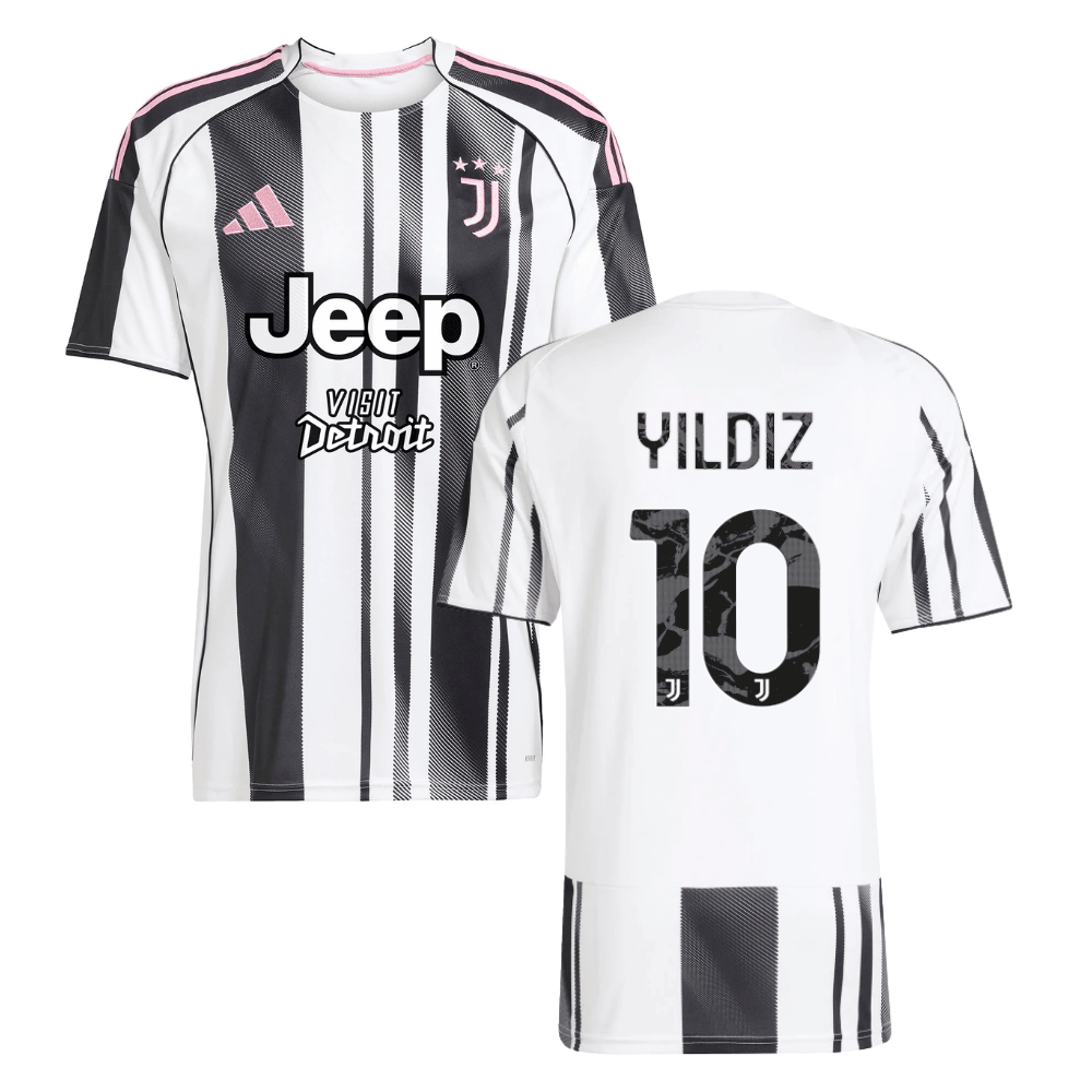Kenan Yildiz 10 Juventus 2025-26 Home Men Jersey – White