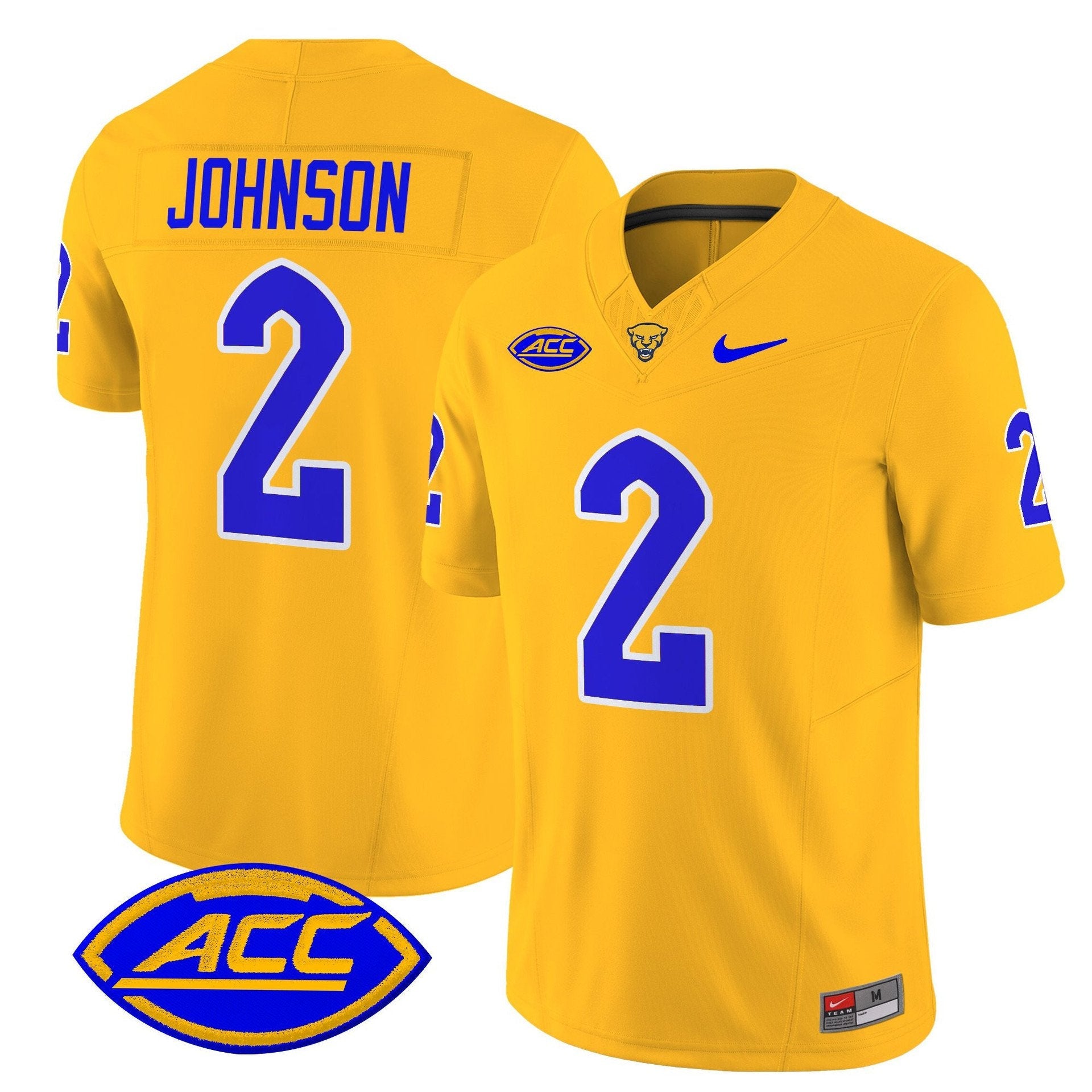Kenny Johnson Jersey #2 Pittsburgh Panthers 2025 Limited Stitched