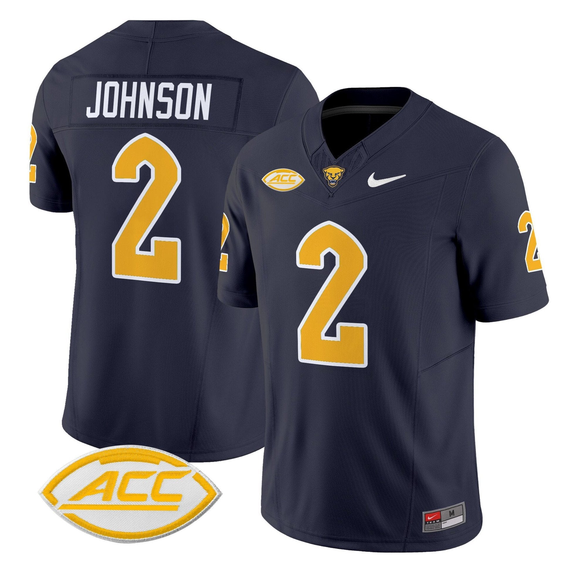 Kenny Johnson Jersey #2 Pittsburgh Panthers 2025 Limited Stitched