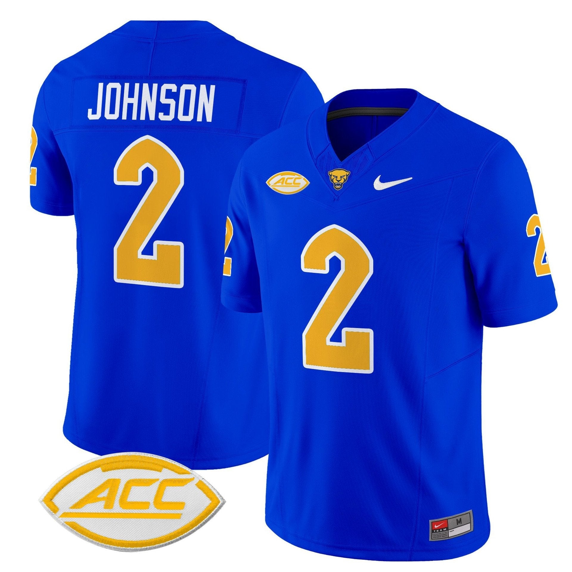 Kenny Johnson Jersey #2 Pittsburgh Panthers 2025 Limited Stitched