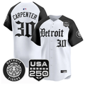 Kerry Carpenter Jersey #30 Detroit Tigers Gothic Edition Vapor Stitched