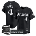 Ketel Marte Jersey #4 Arizona Diamondbacks Gothic Desert Fang Edition