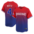 Ketel Marte Jersey #4 Dominican Republic Classic 2026 Roster Stitched