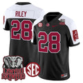 Kevin Riley Jersey #18 Alabama Crimson Tide Lynyrd Skynyrd Patch Stitched